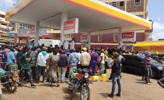 Chaos as motorists scramble for fuel in Embu town