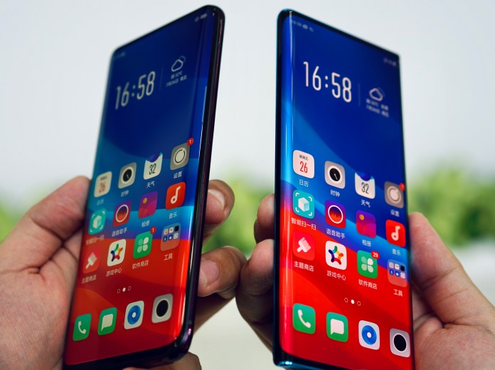 OPPO's Waterfall Display Means no Side Bezels