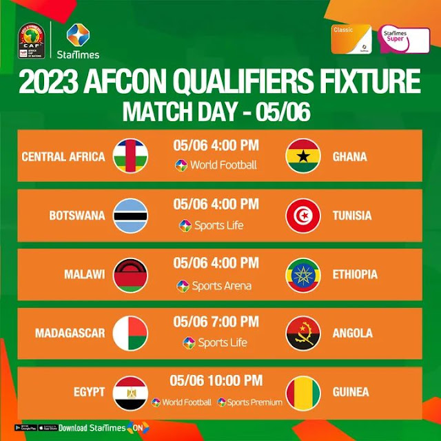 Kenya channels airing AFCON 2023 qualifiers Live in Kenya