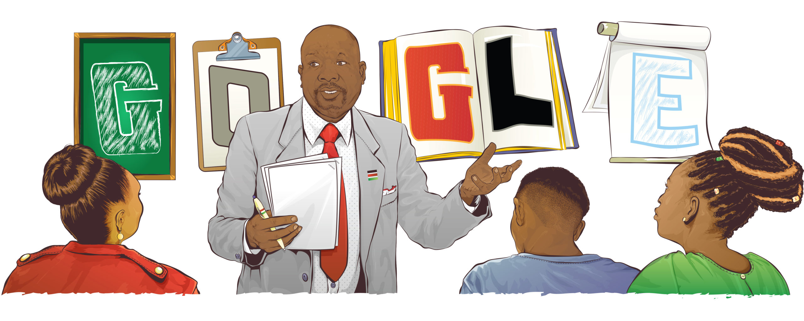 Google celebrates renowned Professor Okombo with a doodle » Capital News