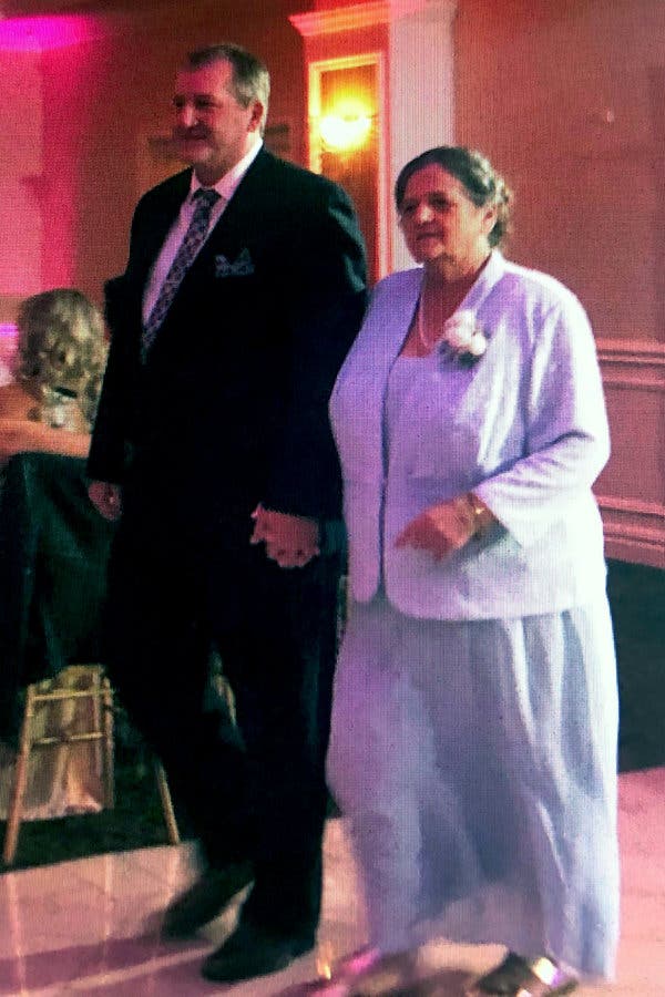 Ms. Fusco, with her son, Carmine Fusco, who died on Wednesday after contracting coronavirus. She died hours later.