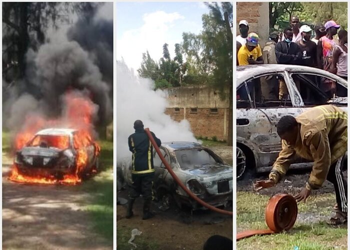 Businessman's car torched after woman he was allegedly dating found dead