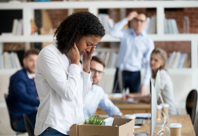 Five ways to cope with the stress of losing a job Eve woman