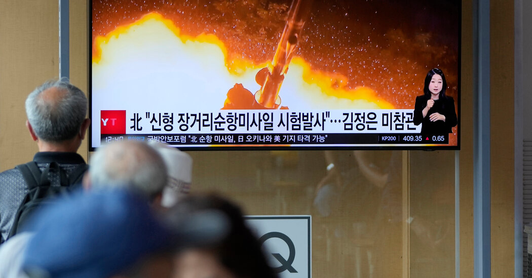 North Korea Fires 2 Ballistic Missiles as Arms Rivalry Mounts