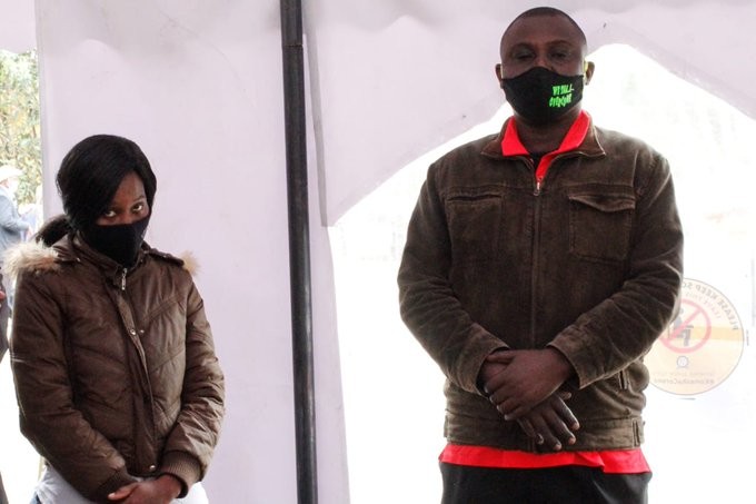 Patrick Ambongo and Janet Ayonga charged with circulating online the CCTV footage