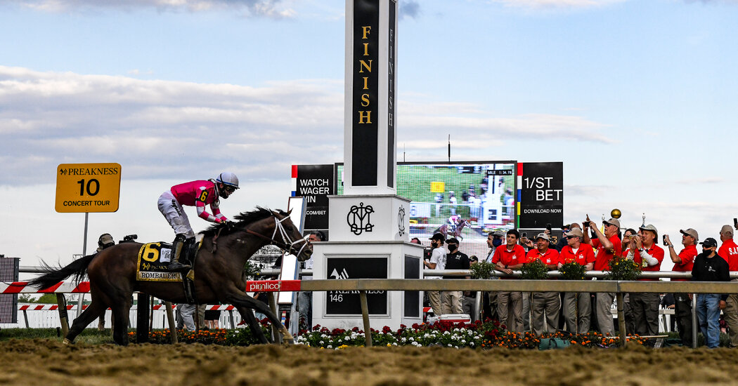 Rombauer Wins the 2021 Preakness, Surging Past Medina Spirit