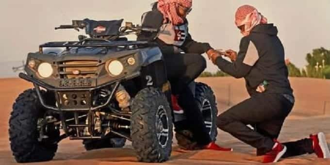 Kenyan Comedian Gladys Chebet Engaged During Dubai Desert Safari