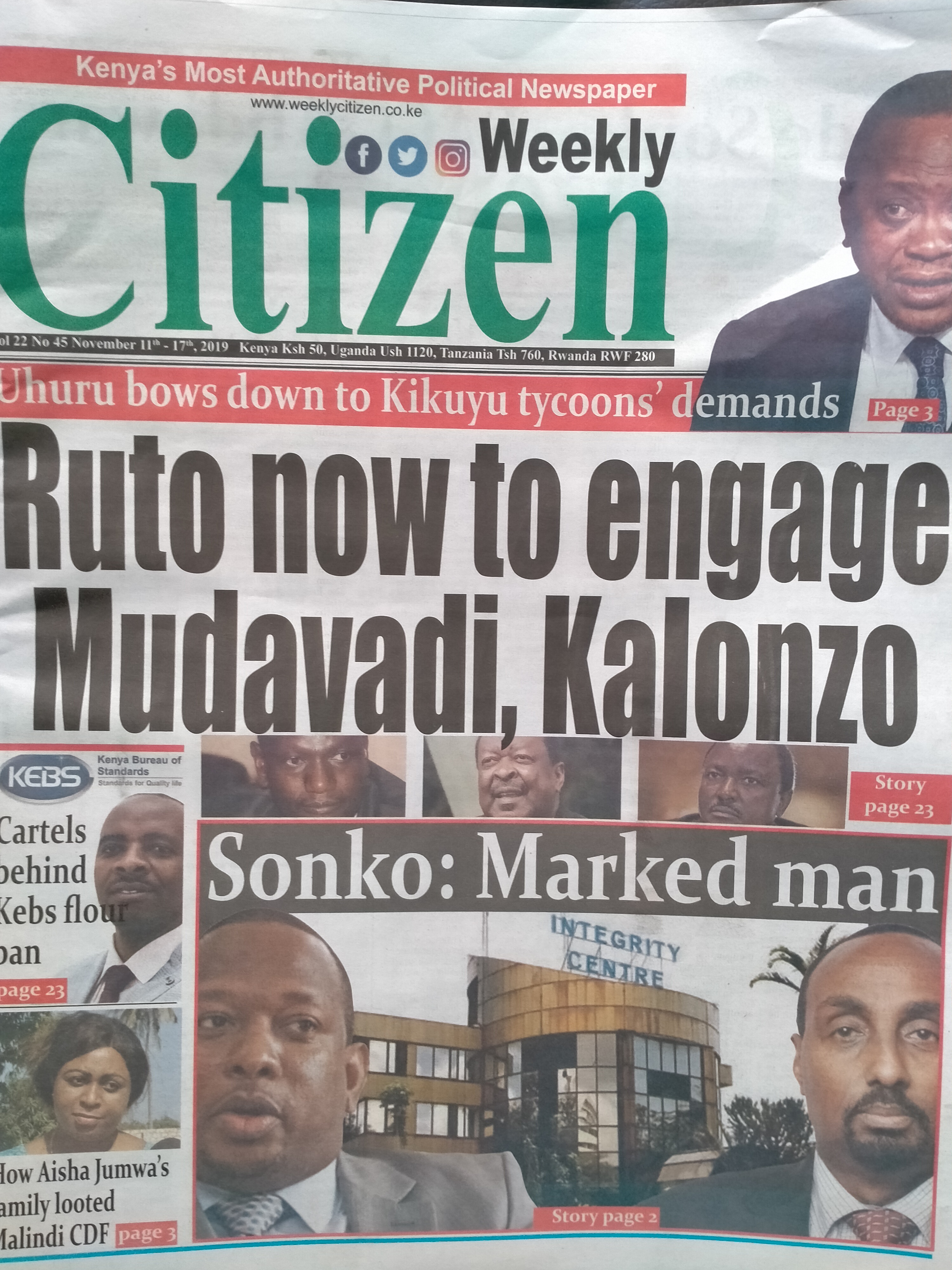 Dramatic events during the arrest of Governor Sonko(VIDEO) – Weekly Citizen