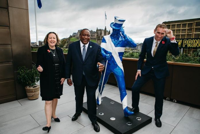 Business & Pleasure: Uhuru's Johnnie Walker Moments in Scotland Bar