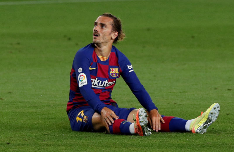 Barca's Griezmann injured, likely to miss title run-in : The standard Sports