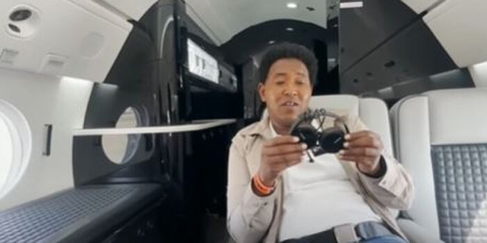 Senator Ledama Enjoys Tour in Kenyan Billionaire's Ksh4B Private Jet