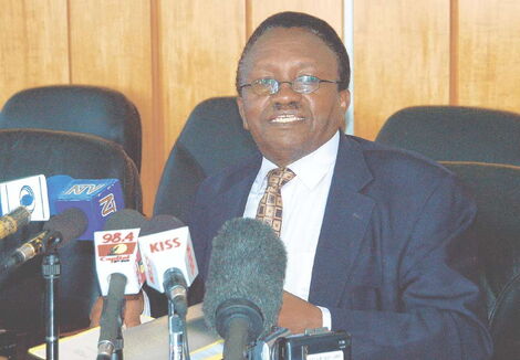 An image of the late Finance Minister David Mwiraria.