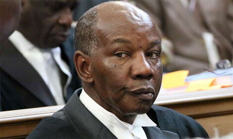 Senior Counsel Fred Ngatia during a past court session