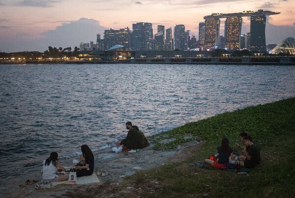 Singapore this month. In mid-May, the government banned dining in restaurants and gatherings of more than two people.
