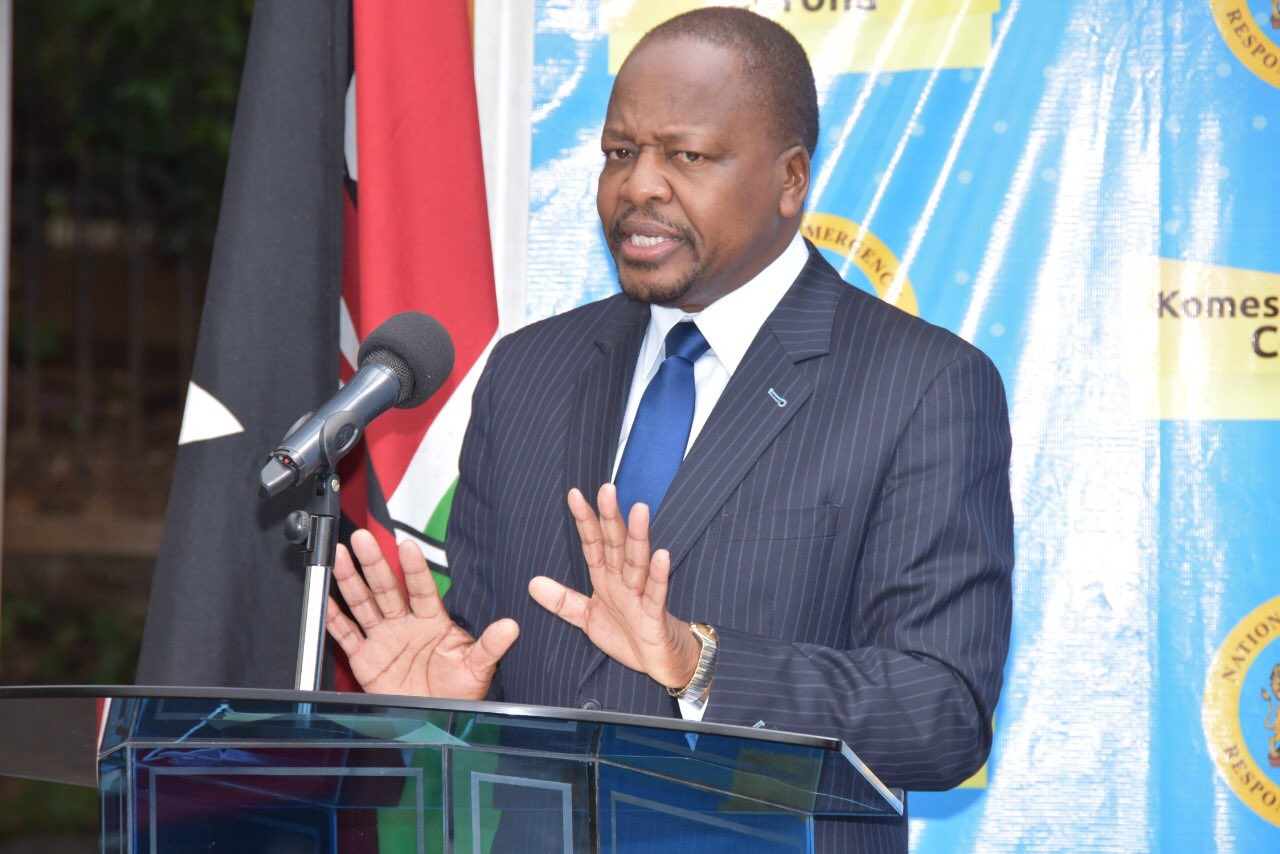 ‘We know you are ordering for one sausage and two beers in restaurants!’ – CS Kagwe