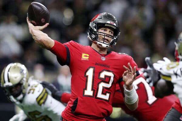 Tom Brady of the Tampa Bay Buccaneers is retiring from football after 22 seasons.