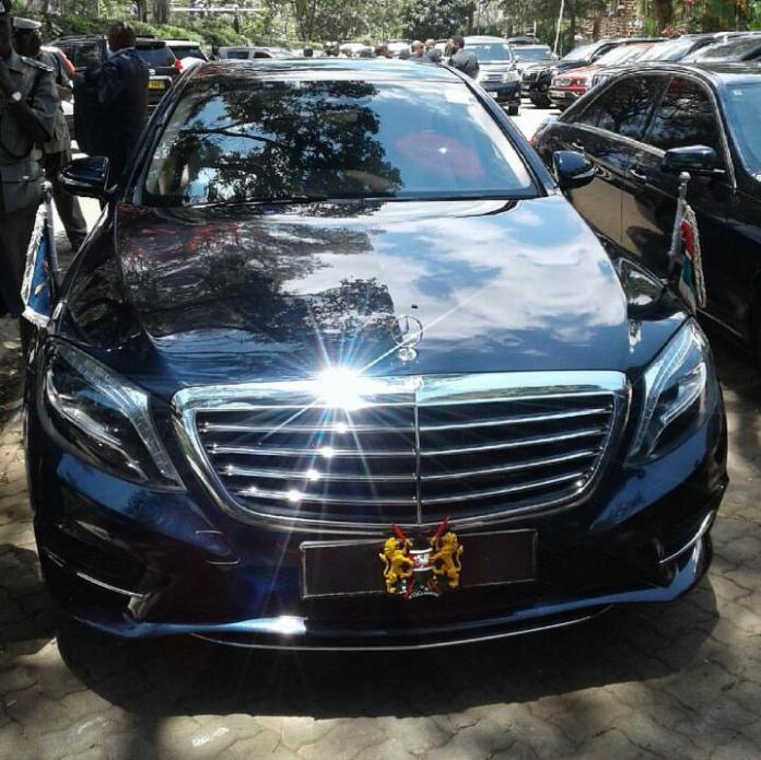 President Uhuru's Mercedes-Benz Pullman S600 Guard