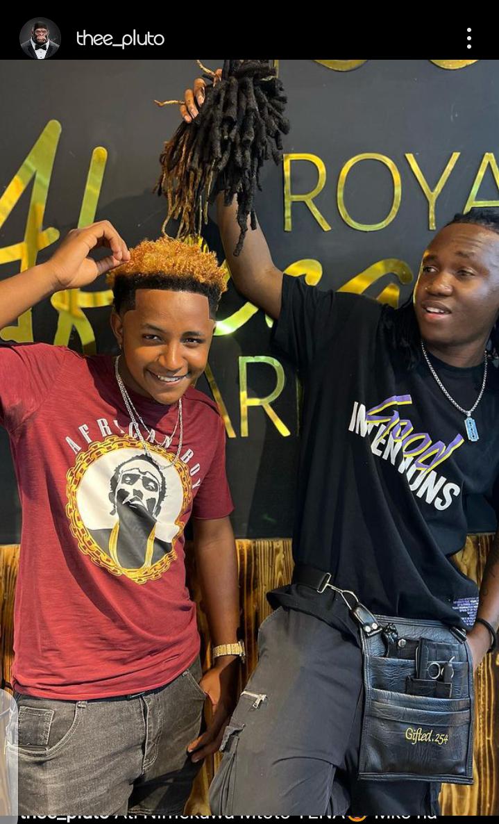 Alaar!! Thee Pluto Shaves His Signature Dreadlocks (Photo) -