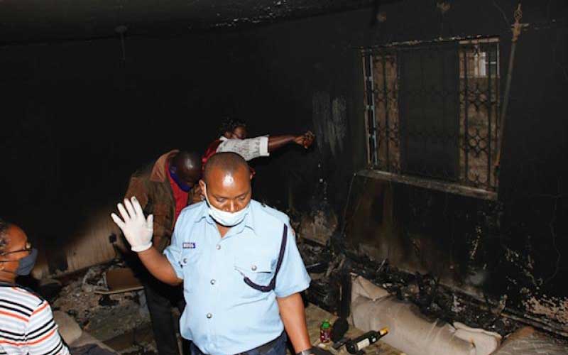 Man found dead in burnt house in Tena Estate