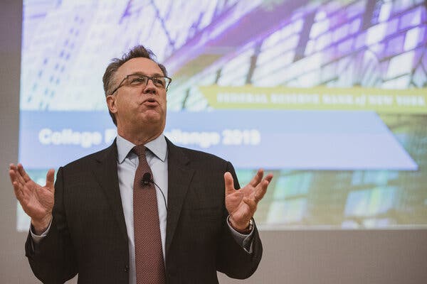 John Williams, the president of the Federal Reserve Bank of New York, in 2019.