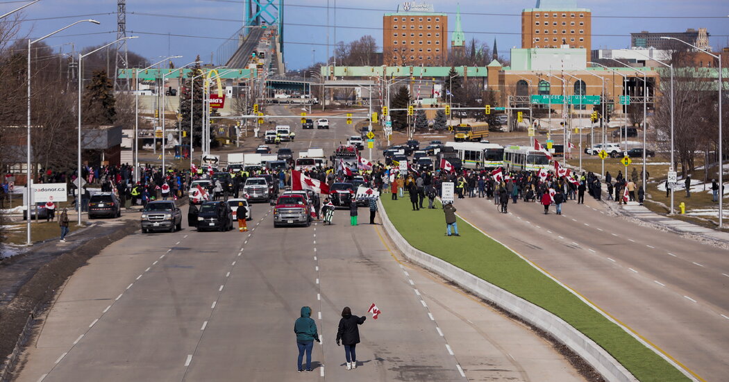 Live Updates: Canada Trucker Protest News