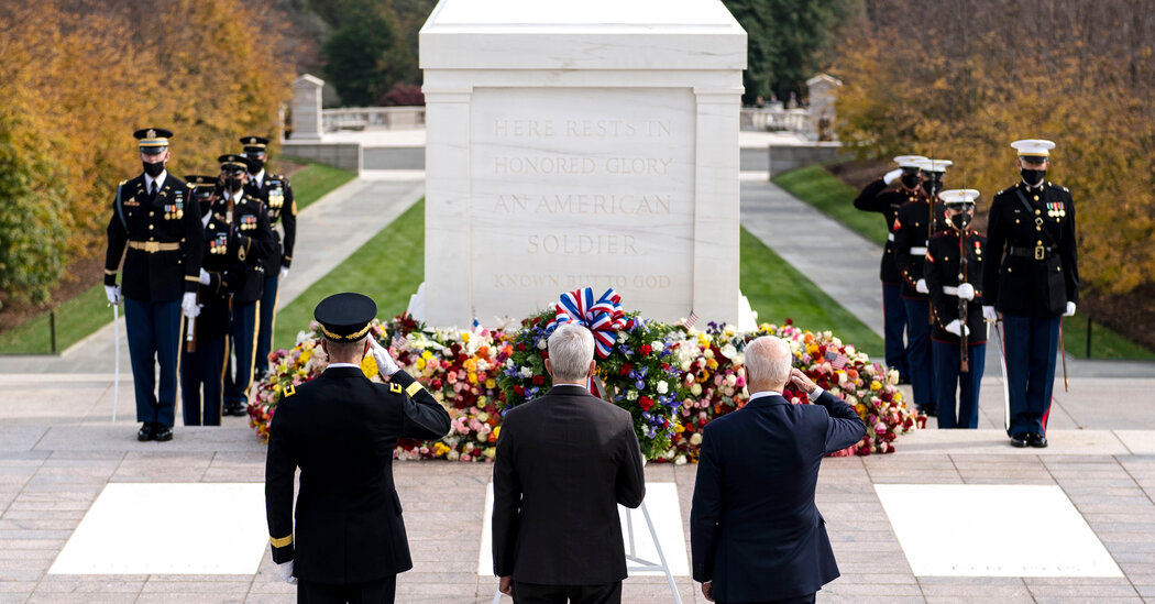 Biden Marks First Veterans Day in Two Decades Without Troops in Active Combat