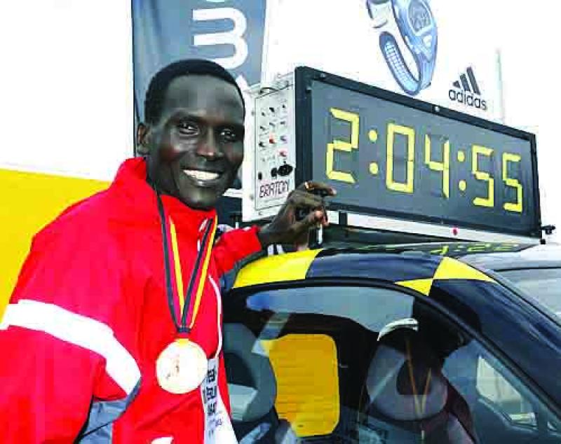 Kenya's world marathon record holders : The standard Sports