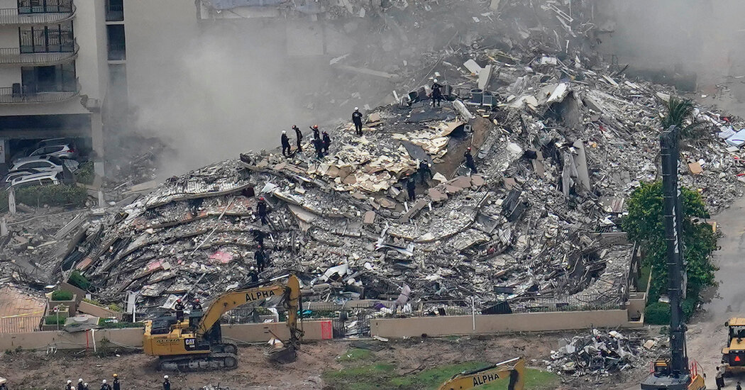 Miami Building Collapse Live Updates: 4 Dead and Up to 159 Missing