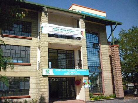 National Environment Management Authority (NEMA) Green Point office in Isiolo.