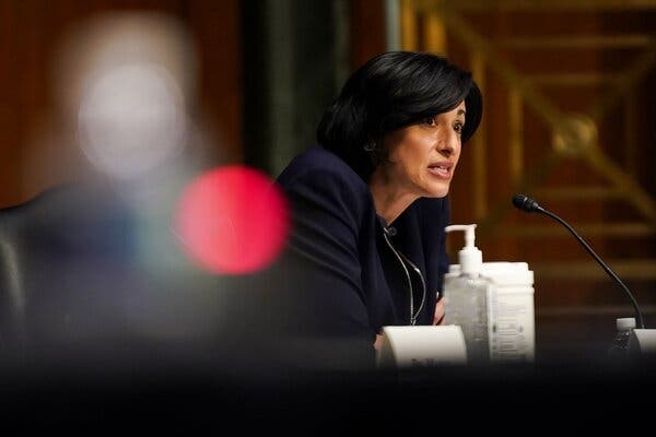 Dr. Rochelle P. Walensky during a Senate Health, Education, Labor and Pensions Committee hearing last week.