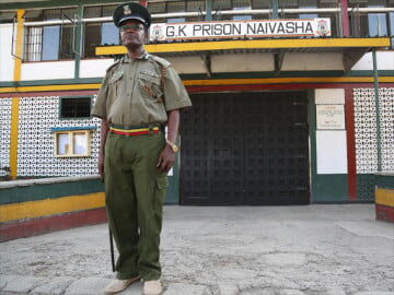 Former assistant commissioner-general of Prisons Patrick Mwenda at the Naivasha Maximum Prison (Undated)