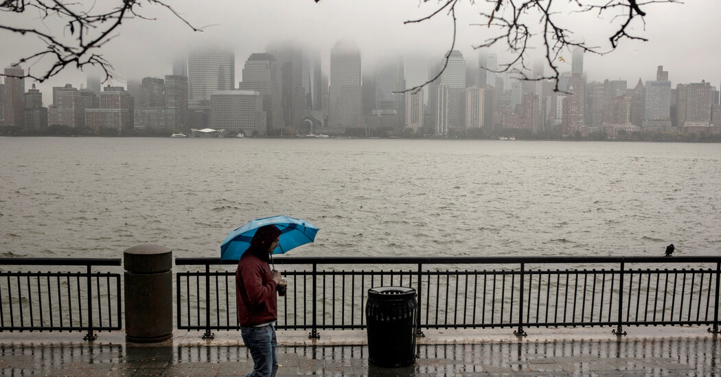Heavy Rain Soaks New York as Nor’easter Pounds the Region