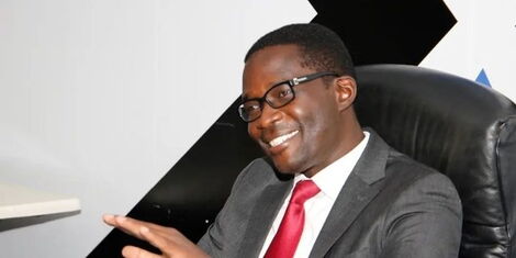 Communications Authority's Director General Ezra Chiloba in his office on October 4, 2021.