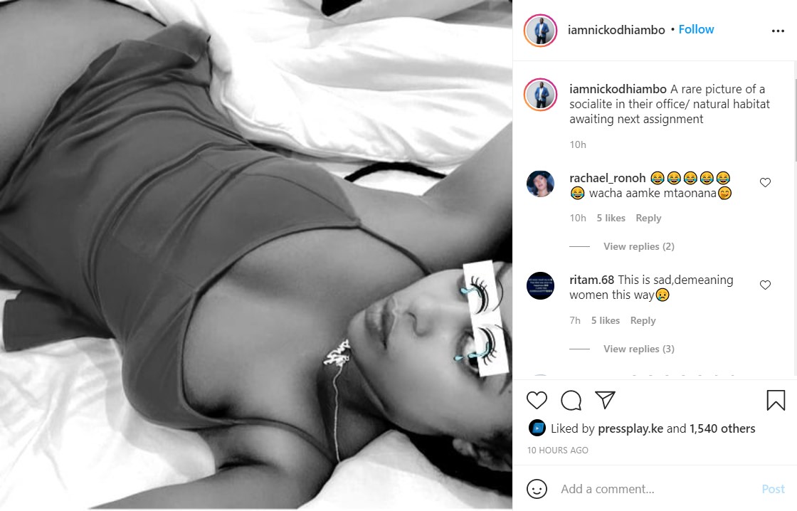 Is Nick Odhiambo Saying The Truth About Amber Ray?