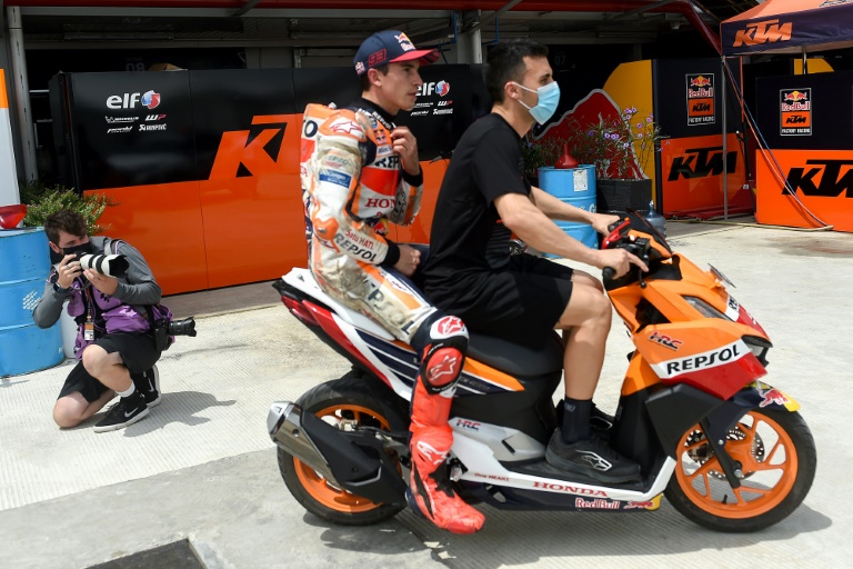 Marquez suffers from vision problems after Indonesia fall