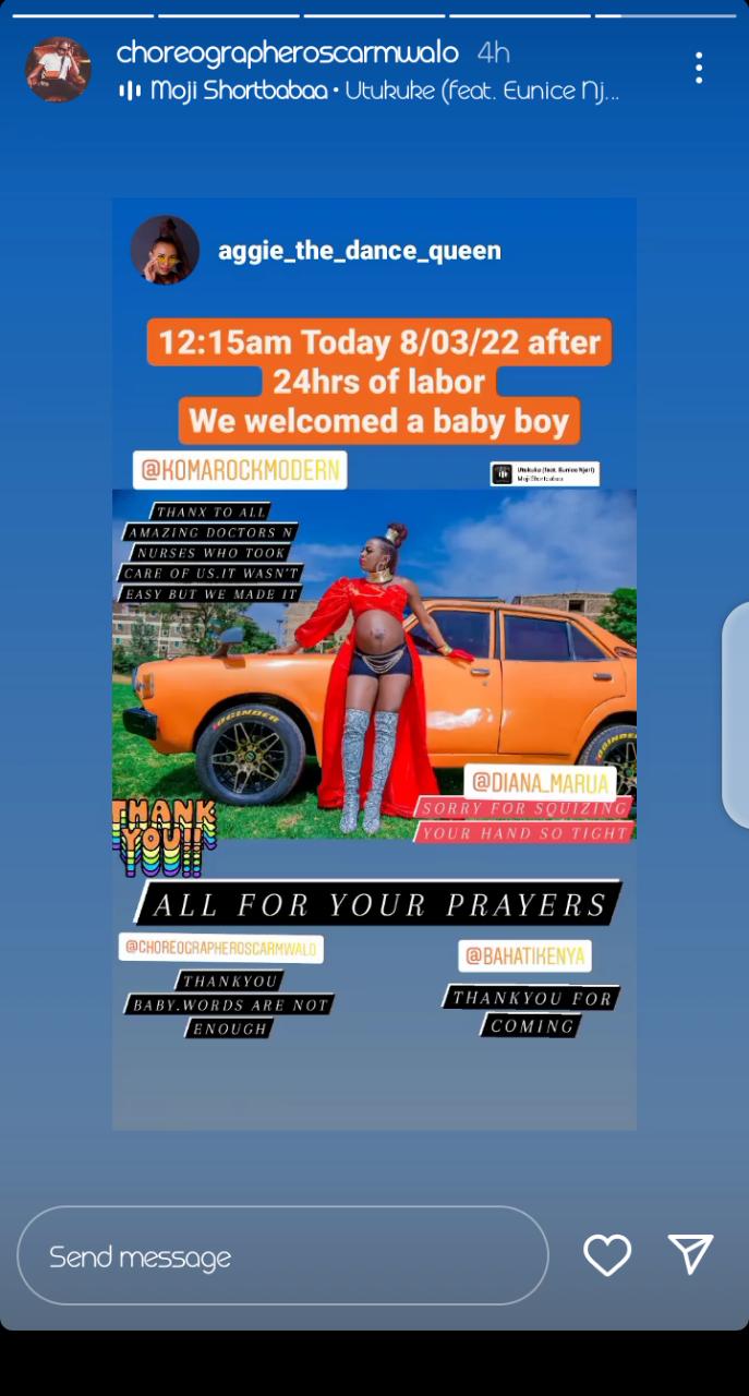 Aggie The Dance Queen & Her Husband Oscar Welcome Their First Born Child