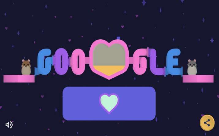 India Tv - Google Doodle, Valentine's Day, Game, Google doodle game, doodle game, hamster