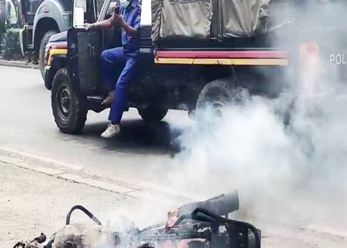 Two phone-snatchers burnt in Nakuru
