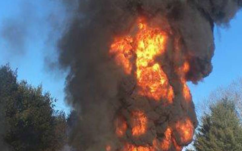 Fuel tanker truck catches fire in Kericho: The Standard