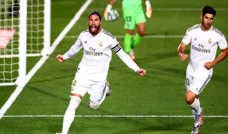 Real Madrid close on title as Ramos late show sinks Getafe