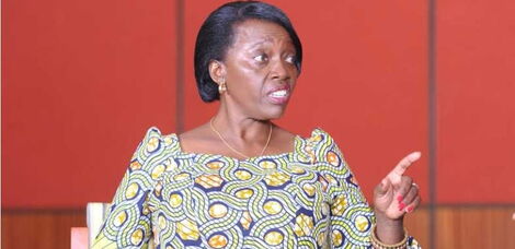 Narc-Kenya leader Martha Karua during an interview on KTN's Point Blank.
