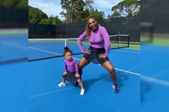 Serena Williams and daughter Olympia Ohanian give us mummy-daughter goals