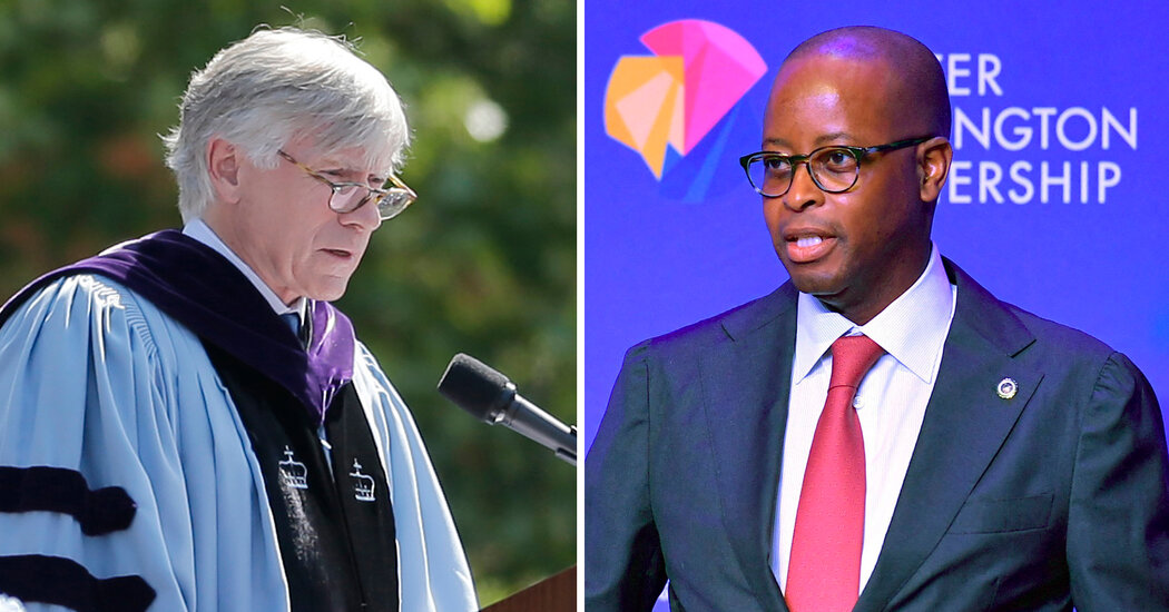 The Presidents of Columbia and Howard Universities Announce Their Retirements