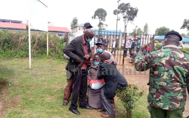 Woman faints after police raid church over Covid rule breaches [PHOTOS]