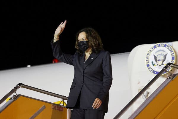 Vice President Kamala Harris arrived in Vietnam on Tuesday.