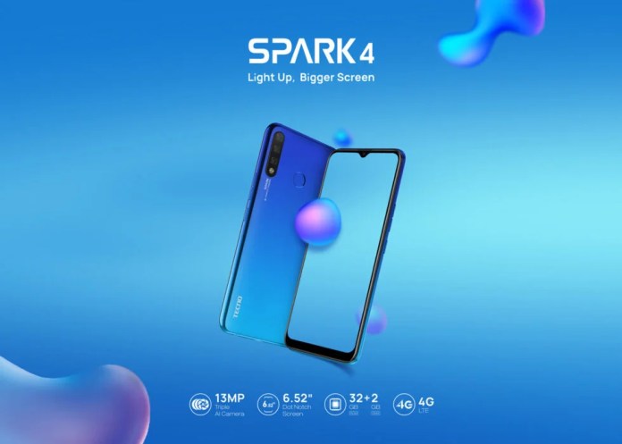 TECNO Spark 4 Specifications and Price in Kenya