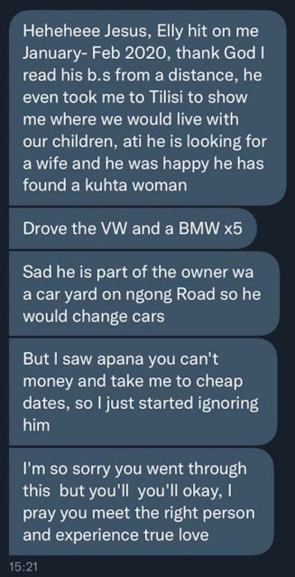 Photos of Kenyan Swindler Elly Okutuyi taking over the social media trending