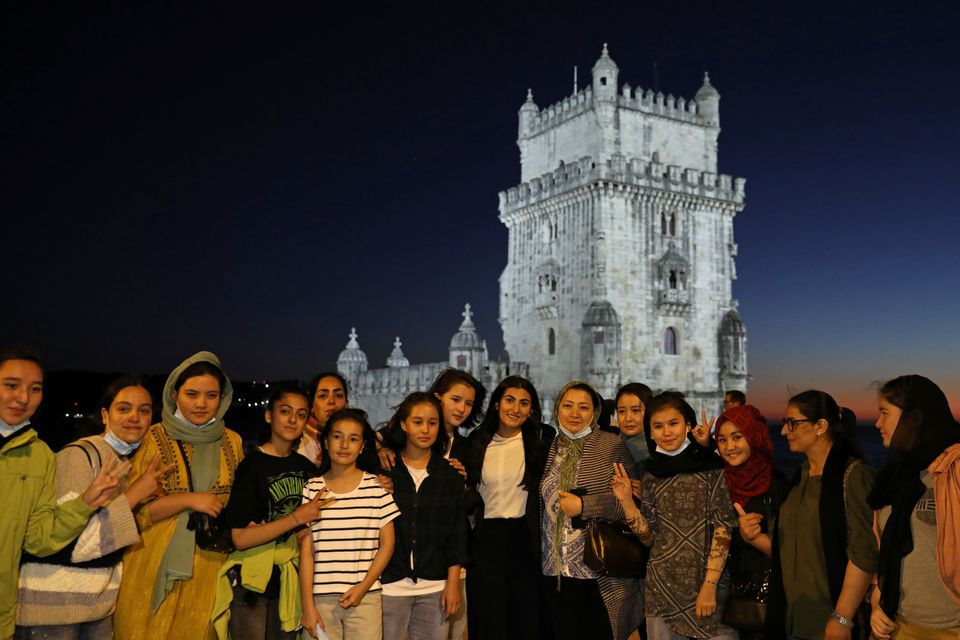 Afghan girls' football squad find new home in Ronaldo's Portugal : The standard Sports