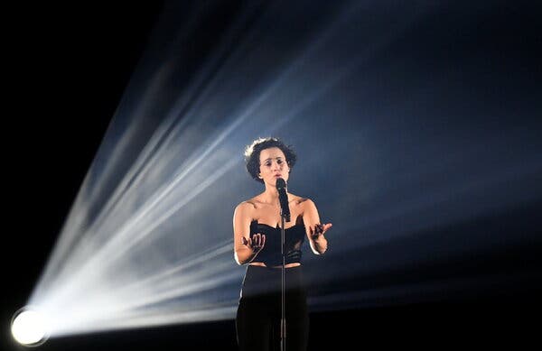 Barbara Pravi of France. Her song is “Voilà.”
