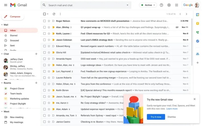 Google Will Soon Be Releasing A New Layout For Gmail Will Be The Default Layout By End Of 2022 – TechMoran